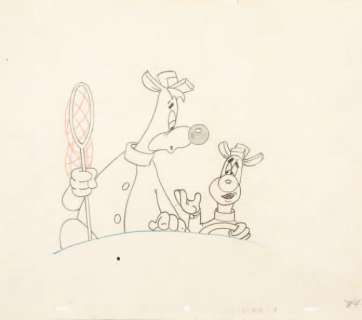 Red Hot Rangers- Tex Avery Studios MGM - 1947. Dessin d‘animation original