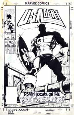 Wyman, M. C. - U.S.AGENT #1 Cover | ComicConnect