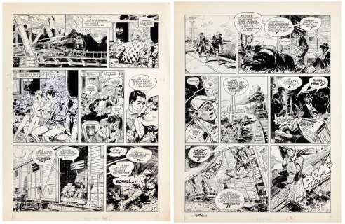 Parras | Les Inoxydables, planches n°1 et 2 à l’encre de… | Millon