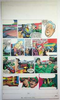 Hampson, Frank | Original page (p.104)  - Dan Dare  - The Red Moon Mistery  - Dan Dare Annual 1974 | Catawiki