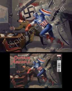 Greg Hildebrandt - Comic Book Cover Captain America v Hitler - 75th Anniversary