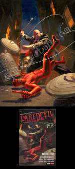 Greg Hildebrandt - Comic Book Cover Daredevil vs Kingpin