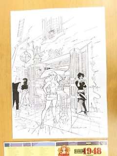 Kuijpers, Henk - Origineel van backcover + proefdruk omslag  - Franka  - Geheim 1948 (2014)