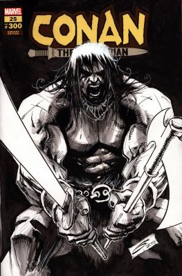 Conan Sketch Cover- Gerardo Sandoval | Comix Art Studio