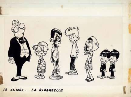 Roba | La Ribambelle, illustration à l’encre de Chine… | Millon