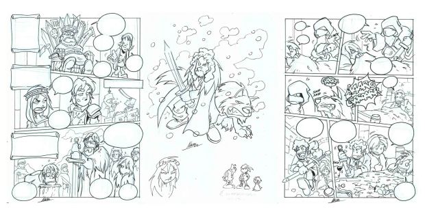 Nacho Fernández | 3 Original pages – Juego de Poltronas / Game of Thrones + cómic – Nacho | Origin Of Comics
