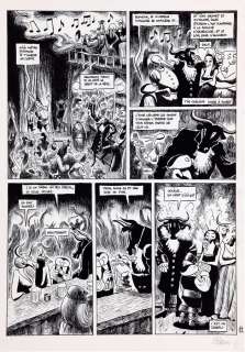 Blain - Lot 371 - Donjon Potron-Minet, planche n°44-82 à l‘encre…