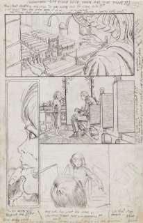 Barry Windsor Smith | BARRY SMITH 1970 TOWER OF SHADOWS PENCIL PAGE  | Tri-State Original Art
