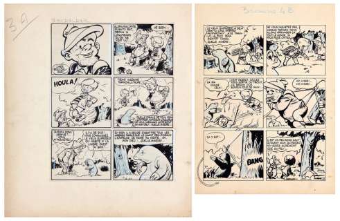 Sirius | Bouldaldar, planches n°3A (remontée) et 4B à… | Millon