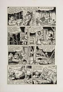 Janusz Christa (1934 - 2008) | Janusz Christa | "Kajtek i Koko. Na tropach pitekantropa", paski nr 129-130, 1964-1965 | Desa Unicum