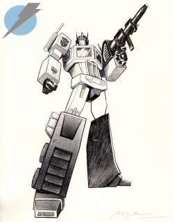 Mike Huddleston - *Pinups* Issue Optimus Prime