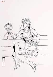 Meynet | Double M, grande illustration à la mine de plomb… | AZ auction