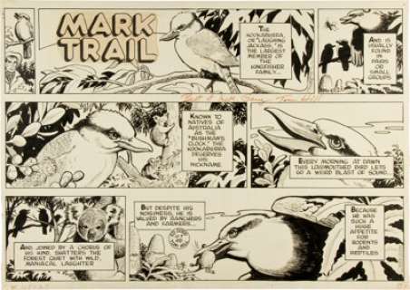 Ed Dodd and Tom Hill Mark Trail Sunday Comic Strip Original Art dated 12-7-69 (Field Enterprises Inc., 1969). - | Heritage