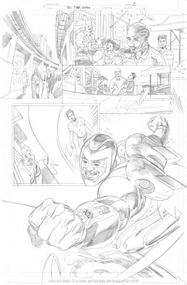 Scot Eaton | ORIGINAL ART - DC/HBO "TO THE MAX" Digital Comic Page 2 | Scot Eaton