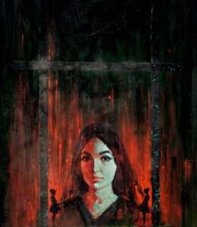 Lou Marchetti The Dark Place Cover Painting Original Art and Published Version (Ace, 1964). Marchetti is - | Heritage