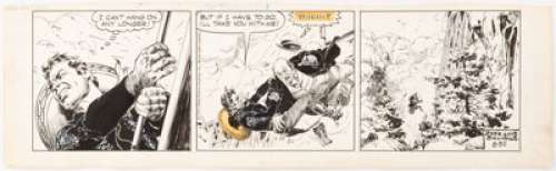 Jose Luis Salinas The Cisco Kid Daily Comic Strip Original Art dated 8-30-57 (King Features Syndicate, 1957). A - | Heritage