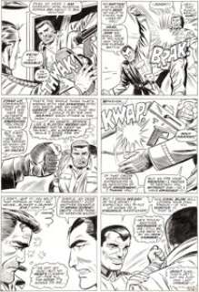 Dick Ayers and John Tartaglione Sgt. Fury #39 Story Page 13 Original Art (Marvel, 1967). Nick is getting his - | Heritage