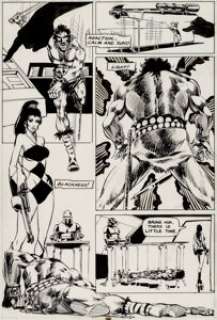 Mike Grell Starslayer #2 Story Page 5  Original Art (Pacific Comics, 1982)....