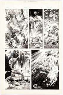 John Buscema Rampaging Hulk Magazine #1 Story Page 14 Bloodstone Original Art (Marvel, 1977). Bloodstone - | Heritage