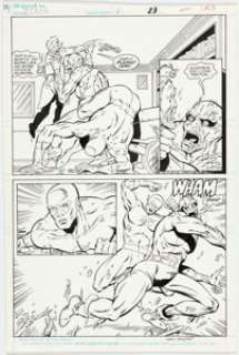 Jackson "Butch" Guice and Larry Mahlstedt Flash #6 Page 17 Original Art (DC, 1987). Wally West - | Heritage