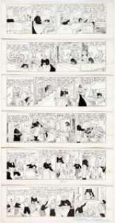 Edwina Dumm Cap Stubbs and Tippie Daily Comic Strip Original Art Group of 10 (George Matthew Adams Service, -