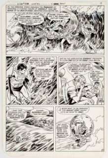 Curt Swan and Frank Chiaramonte Superman #372 Story Page 11 Original Art (DC, 1982). Superman deals with the - | Heritage