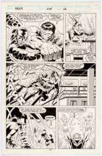 Dale Keown and Bob McLeod Incredible Hulk #375 Page 12 Original Art (Marvel, 1990).... | Heritage