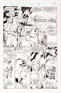 Alan Davis and Mark Farmer Excalibur #55 Page 4 Original Art (Marvel, 1992).... | Heritage