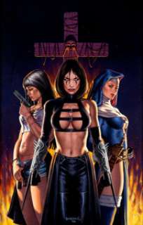 Dorian Cleavenger Razor Warrior Nun Areala Poizon: Little Bad Angels Variant Cover Painting Original Art (London N... | Heritage