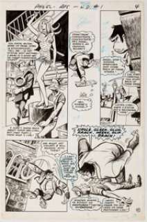 Bob Oksner and Henry Scarpelli Angel and the Ape #1 Story Page 4 Original Art (DC, 1968)....