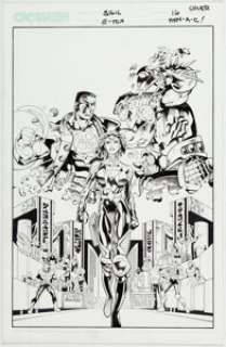 Scot Eaton and Andrew Hennessy Sigil #16 Cover Original Art (CrossGen, 2001)....