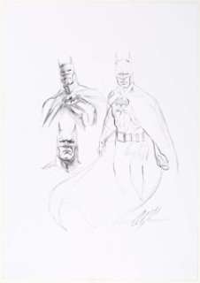 Alex Ross - Original Preliminary Sketches of Batman Original Art (undated).... | Heritage
