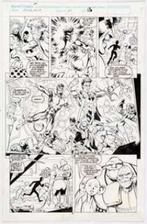 Alan Davis and Mark Farmer Excalibur #65 Story Page 13 Original Art (Marvel, 1983).... | Heritage