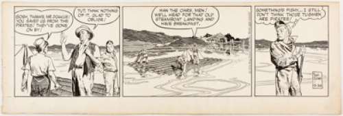 Frank Godwin Rusty Riley Daily Comic Strip Original Art dated 12-20-56 (King Features Syndicate, 1956).... | Heritage