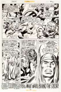 John Buscema and Tony DeZuniga Thor #256 Story Page 17 Original Art (Marvel, 1977).... | Heritage