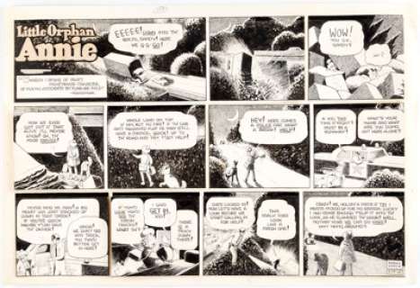 Harold Gray Little Orphan Annie Sunday Comic Strip Original Art dated 3-17-68 (Chicago Tribune Syndicate, 1968).... | Heritage