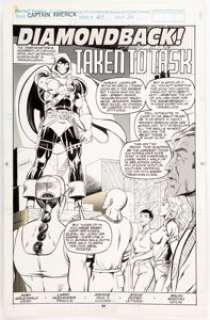 Larry Alexander and Ariane Lenshoek Captain America #403 Story Page 1 Original Art (Marvel, 1992).... | Heritage
