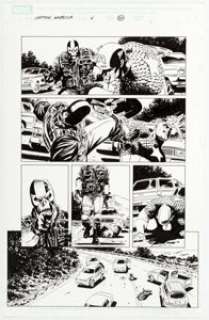 Steve Epting Captain America #4 Story Page 20 Original Art (Marvel, 2005).... | Heritage