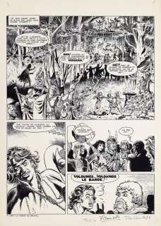 Craenhals | Chevalier Ardent, planche n°6 à l’encre de… | AZ auction