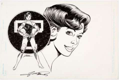 George Perez- Troia Original Art Splash Page (DC Comics,1987).... | Heritage