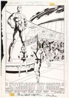 Curt Swan and Mark Badger Secret Origins #47 Splash Page 4 Original Art (DC Comics, 1990).... | Heritage