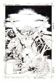  - Jan Duursema Arion, Lord of Atlantis Special #1 Cover Original Art Cover (DC, 1985)....