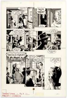  - Tim Conrad Twisted Tales #1 Story Page 4 Original Art (Pacific Comics, 1982)....