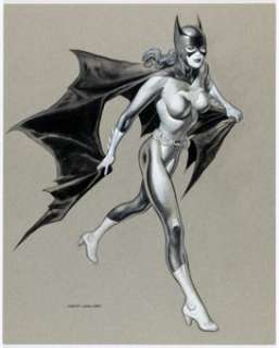 Kevin Nowlan - Batgirl Specialty Illustration Original Art (undated). ... | Heritage