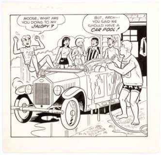 Dan DeCarlo Archie Comics Digest #14 Cover Original Art (Archie, 1975).... | Heritage