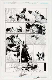 Greg Capullo and Jonathan Glapion Batman #6 Story Page 14 Original Art (DC, 2012).... (Total: 2 Original Art)
