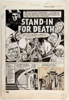 Bernard Baily This Magazine Is Haunted #1 Story Page 1 Original Art (Fawcett, 1951)....