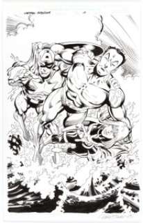 Dan Jurgens and Bob Layton Captain America #47 Story Page 10 Original Art (Marvel, 2000).  The Sentinel of Liberty - | Heritage