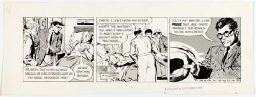 Neal Adams Ben Casey Daily Comic Strip Original Art dated 2-4-66 (NEA Service, 1966). Comic-book artists used to - | Heritage