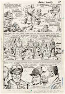 Dick Ayers and John Tartaglione Sgt. Fury and His Howling Commandos #32 Story Page 11 Original Art (Marvel, 1966). - | Heritage